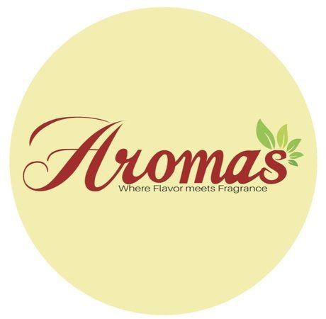 Aromas — Where Flavour meets Fragrance (logo)
